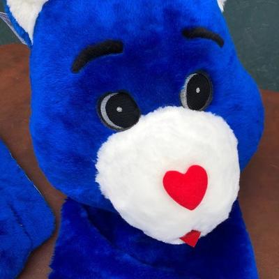 #118 - Fuzzy Blue Bear Mascot Costume 