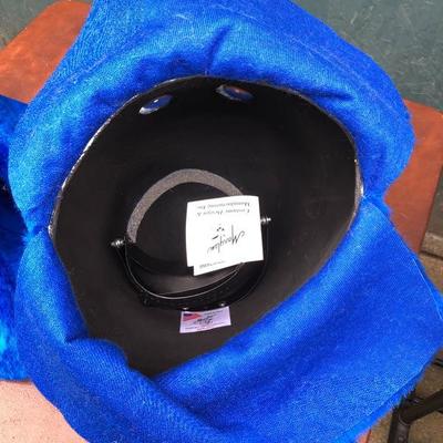 #118 - Fuzzy Blue Bear Mascot Costume 