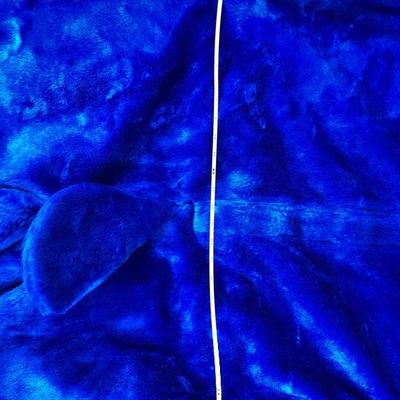 #118 - Fuzzy Blue Bear Mascot Costume 