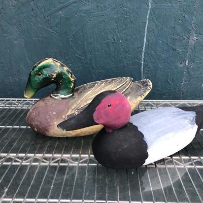 #120 - Pair of Vintage Duck Decoys