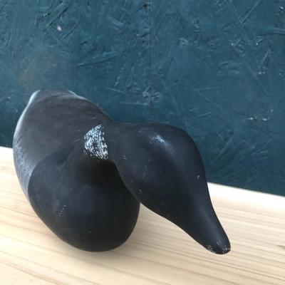 #121 - Three Painted Duck Decoys and Stand