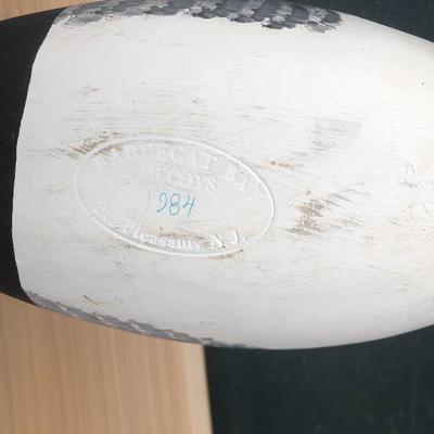 #121 - Three Painted Duck Decoys and Stand