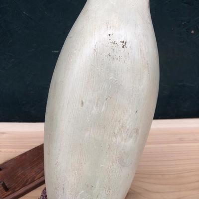 #121 - Three Painted Duck Decoys and Stand