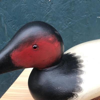 #121 - Three Painted Duck Decoys and Stand