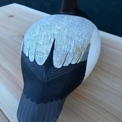 #124 - Pair of Hand Painted L. Rucker Duck Decoys 