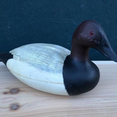 #124 - Pair of Hand Painted L. Rucker Duck Decoys 
