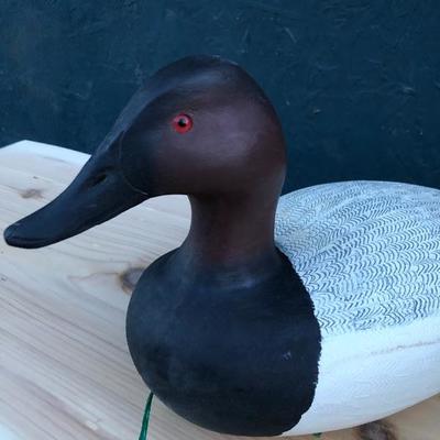 #124 - Pair of Hand Painted L. Rucker Duck Decoys 