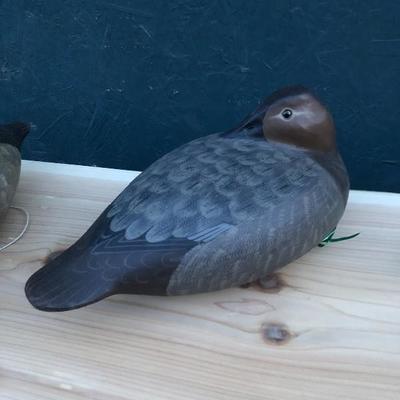 #125 - Collection of Three Vintage Wood Duck Decoys