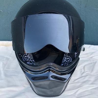 #30 - Pair of Black Motorcycle Helmets