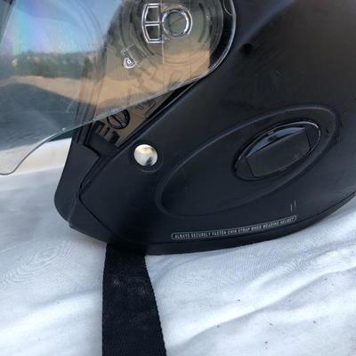#30 - Pair of Black Motorcycle Helmets