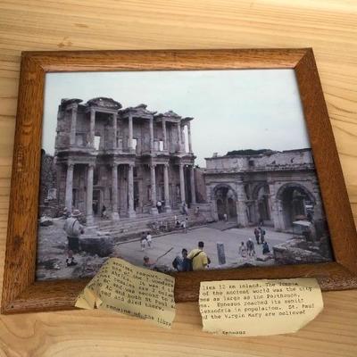 #130 - Collection of Vintage Framed Travel Photos 