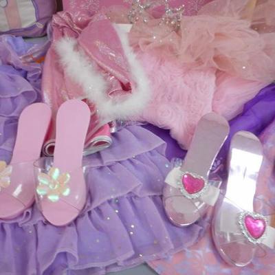 Lot 610 - Princess Goodies - Shoes, Pillows, Signs, etc.