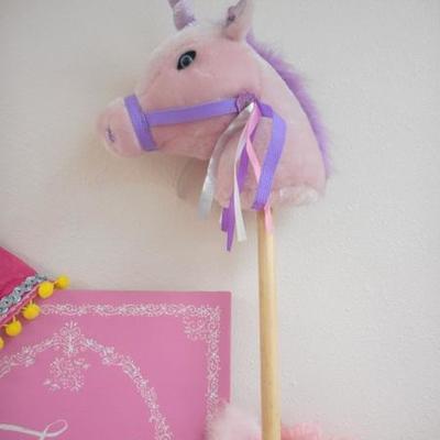 Lot 610 - Princess Goodies - Shoes, Pillows, Signs, etc.