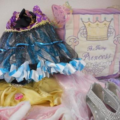 Lot 610 - Princess Goodies - Shoes, Pillows, Signs, etc.