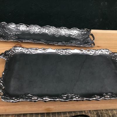 #55 - Collection of Arthur Court Serving Trays 