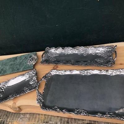 #55 - Collection of Arthur Court Serving Trays 