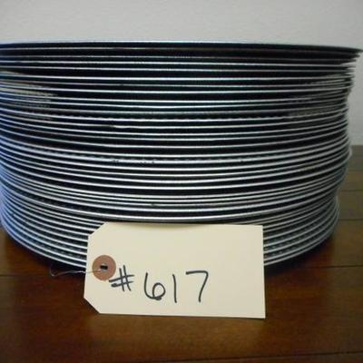 Lot 617 - 37 Plastic Silver Charger Plates
