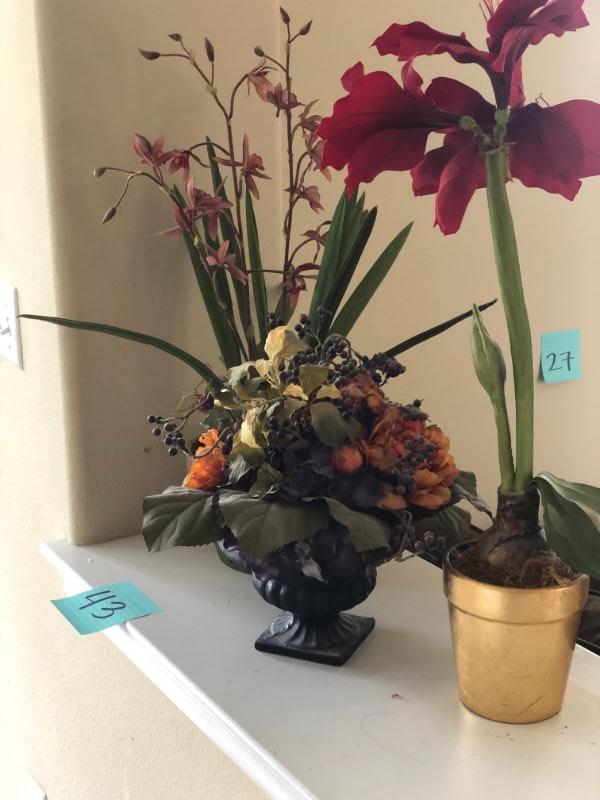 Faux Floral Arrangements