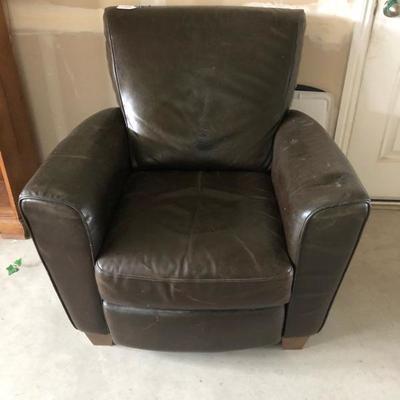Leather Natuzzi Recliner Chair