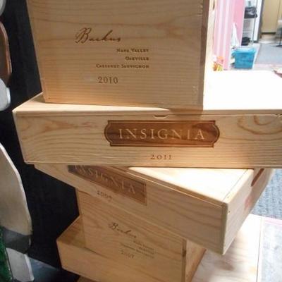Lot 625 - Numerous Wooden Wine Boxes
