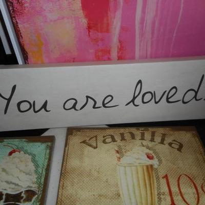 Lot 627 - Lot of Various Pictures/Signs