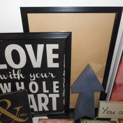 Lot 627 - Lot of Various Pictures/Signs