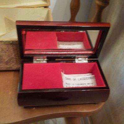 Trinket Boxes and unique candy dish.