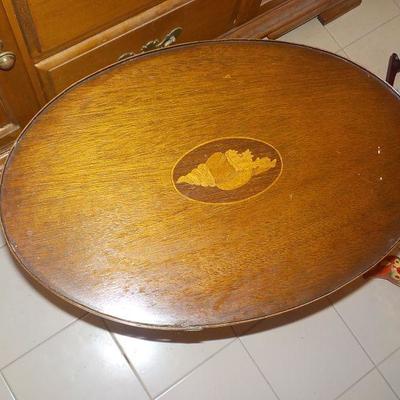 Baker Furniture Oval coffee table .