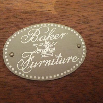 Baker Furniture Oval coffee table .