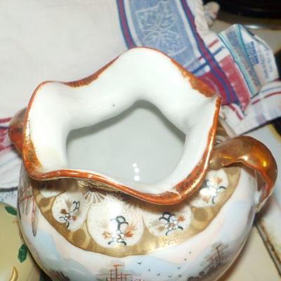 Nut Cracker piece and stunning oriental Vase.