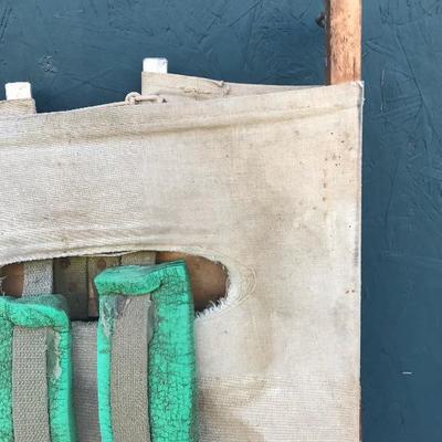 #23 - Vintage Leather Suitcase and Backpack Frame