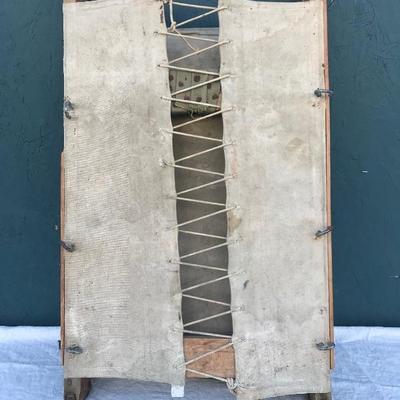 #23 - Vintage Leather Suitcase and Backpack Frame