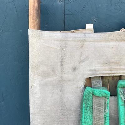 #23 - Vintage Leather Suitcase and Backpack Frame