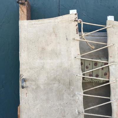 #23 - Vintage Leather Suitcase and Backpack Frame