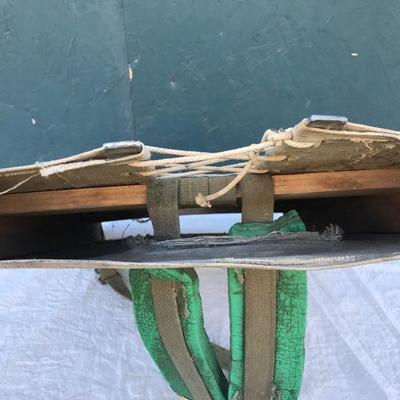 #23 - Vintage Leather Suitcase and Backpack Frame