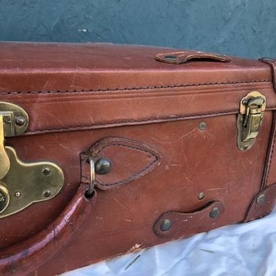 #23 - Vintage Leather Suitcase and Backpack Frame