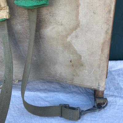 #23 - Vintage Leather Suitcase and Backpack Frame