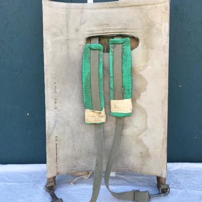 #23 - Vintage Leather Suitcase and Backpack Frame