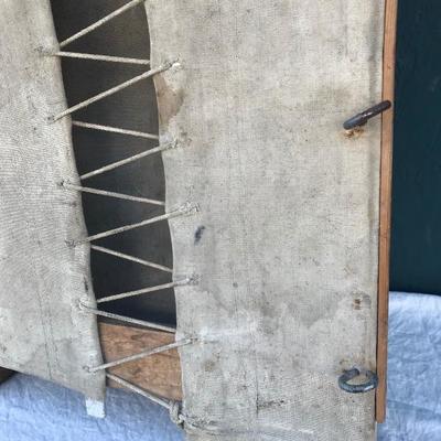 #23 - Vintage Leather Suitcase and Backpack Frame