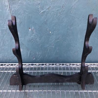 #40 - Set of Three Katana Swords w/ Stand