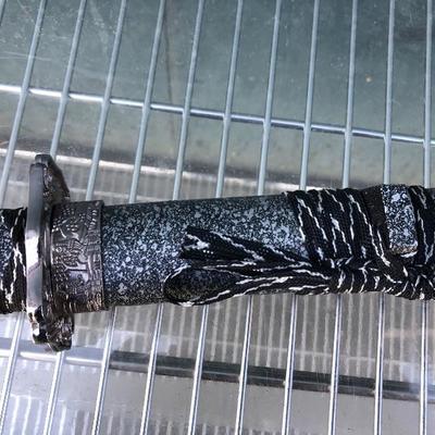 #40 - Set of Three Katana Swords w/ Stand