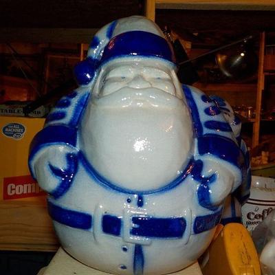 Vintage Eldridge Pottery Santa, (signed)