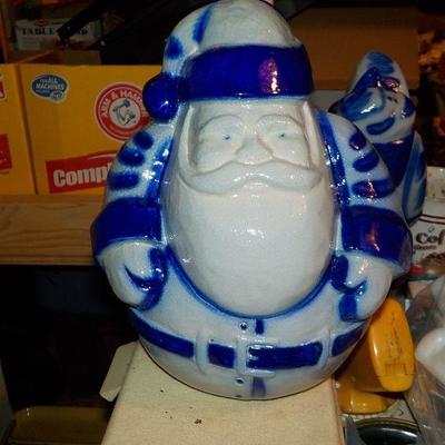 Vintage Eldridge Pottery Santa, (signed)