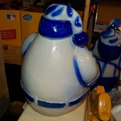 Vintage Eldridge Pottery Santa, (signed)