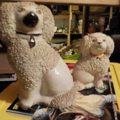 Vintage hand made poodles from England..