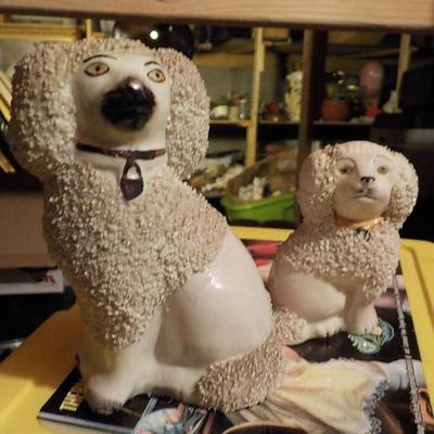 Vintage hand made poodles from England..