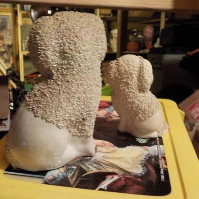 Vintage hand made poodles from England..