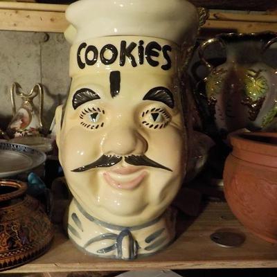Amazing 12 in. Cookie Jar "Chef". by JONA.
