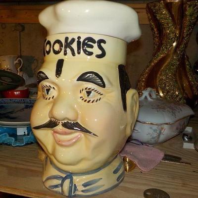Amazing 12 in. Cookie Jar "Chef". by JONA.