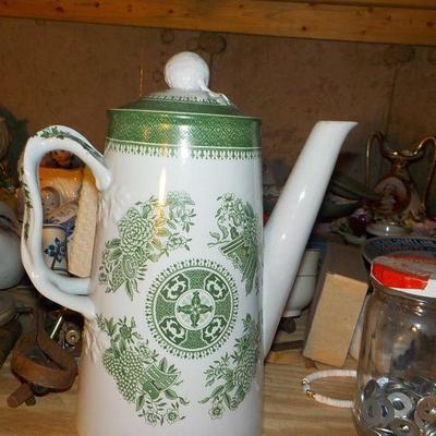 Copeland " Spodes Fitzhugh" , "Fine Stone". Tea or Coffee Pot.